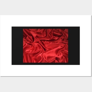 red silk Posters and Art